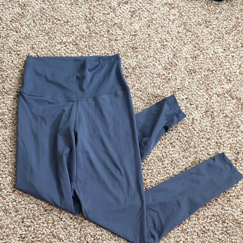 Nike yoga dri fit blue leggings